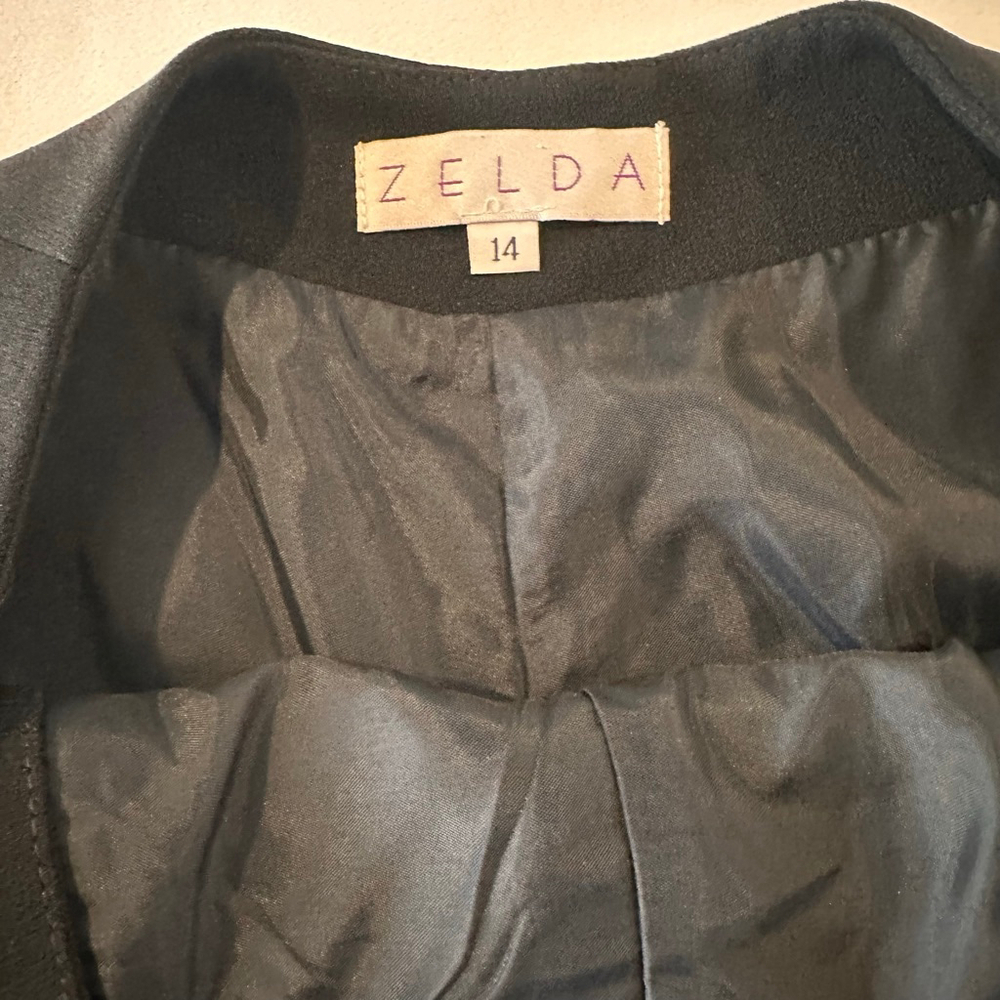 Zelda | Y2K Tailored Sailor Pants | Minimalist Naval Chic| 33” Waist - Picture 4 of 8